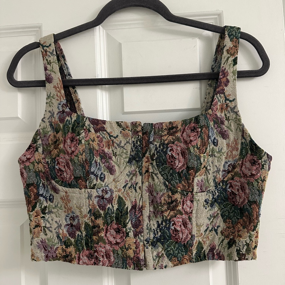 Floral Corset Top